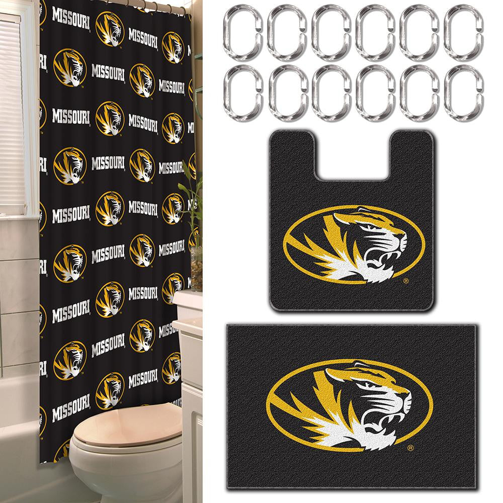 Missouri Tigers Ncaa 15-piece Bath Set