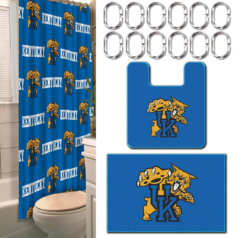 Kentucky Wildcats Ncaa 15-piece Bath Set