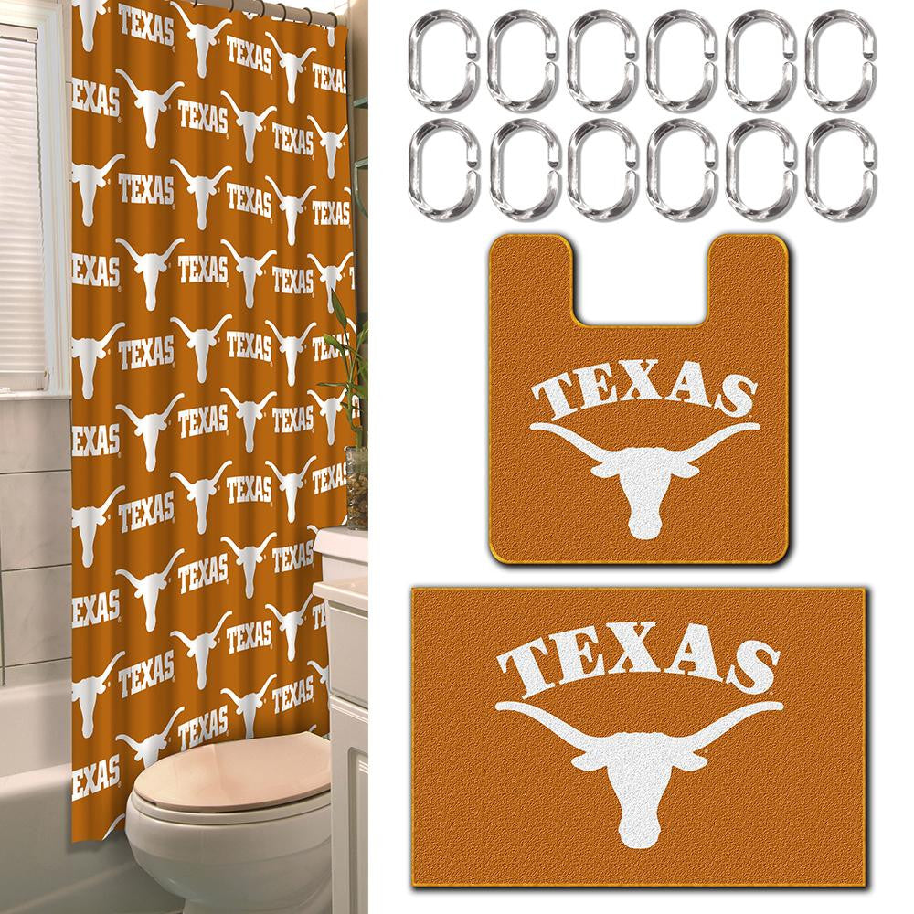 Texas Longhorns Ncaa 15-piece Bath Set