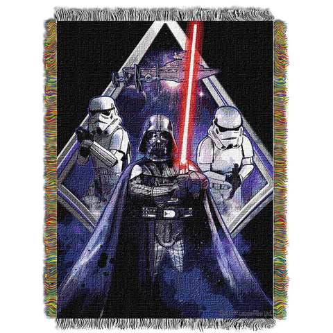 Star Wars "midnight Vader"  Woven Tapestry Throw (48inx60in)