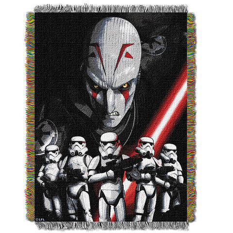 Star Wars "rebel Storm"  Woven Tapestry Throw (48inx60in)