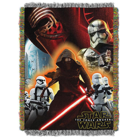 Star Wars Eps 7 - Ground Invasion  Woven Tapestry Throw Blanket (48"x60")