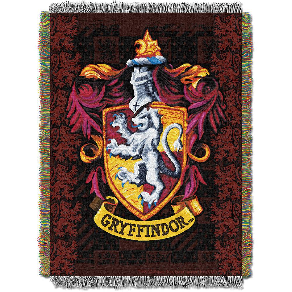 Harry Potter "gryffindor Shield"  Woven Tapestry Throw (48inx60in)