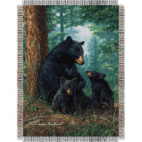 Hautman Bros Naptime Triple Woven Jacquard Throw (48"x60")