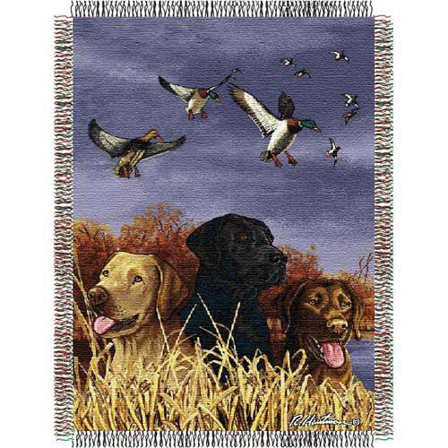 Hautman Bros. Bird Dog Triple Woven Jacquard Throw (48"x60")