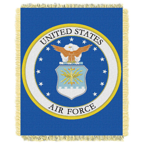 Us Air Force Armed Forces Triple Woven Jacquard Throw (48"x60")