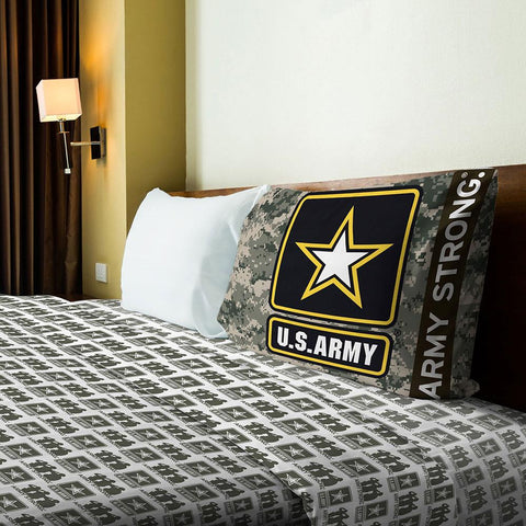 Us Army Armed Forces Twin Sheet Set (salute Series)