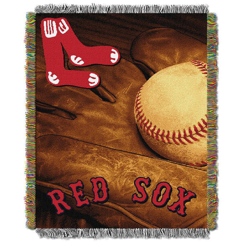 Boston Red Sox MLB Woven Tapestry Throw (Vintage Series) (48x60)