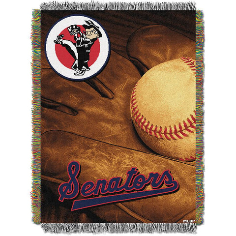 Minnesota Twins MLB Woven Tapestry Throw (Vintage Series) (48x60)