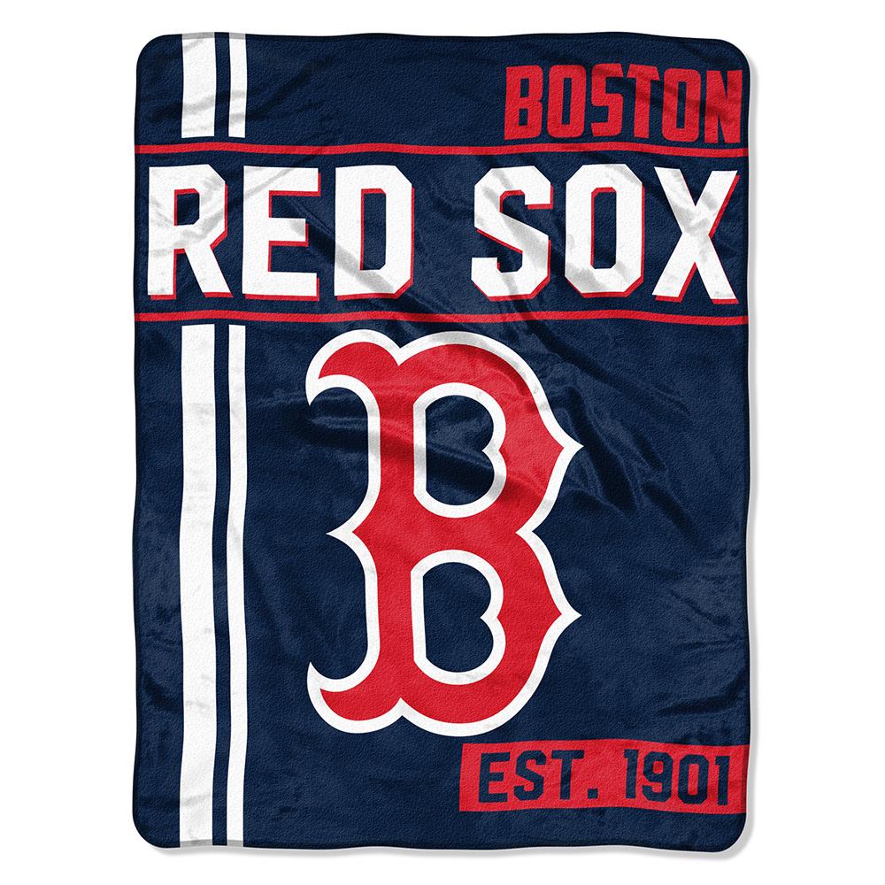 Boston Red Sox Mlb Micro Raschel Blanket (structure Series) (46in X 60in)