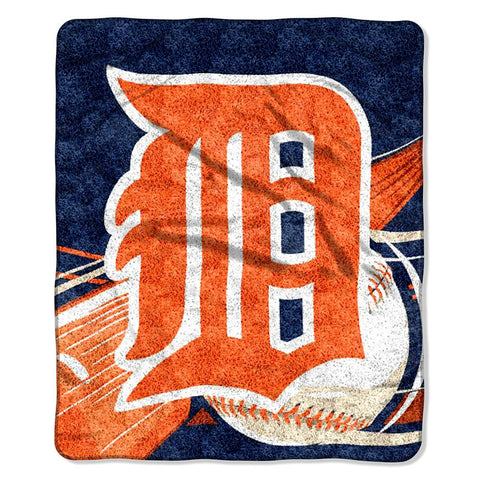 Detroit Tigers MLB Sherpa Throw (Big Stick Series) (50x60)