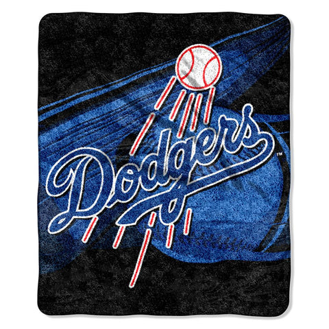 Los Angeles Dodgers MLB Sherpa Throw (Big Stick Series) (50x60)