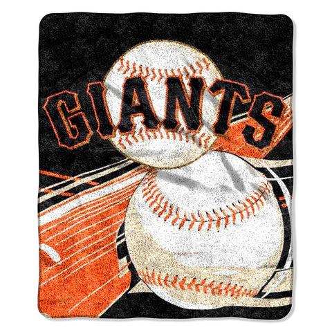 San Francisco Giants MLB Sherpa Throw (Big Stick Series) (50x60)