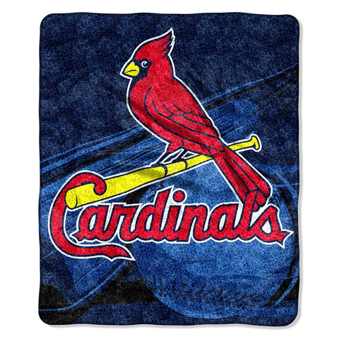 St. Louis Cardinals MLB Sherpa Throw (Big Stick Series) (50x60)
