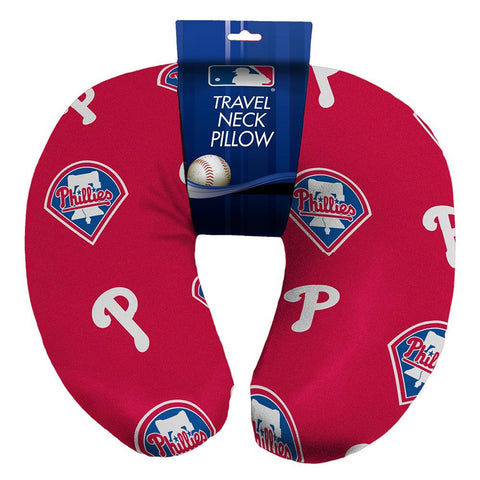 Philadelphia Phillies MLB Beadded Spandex Neck Pillow (12in x 13in x 5in)
