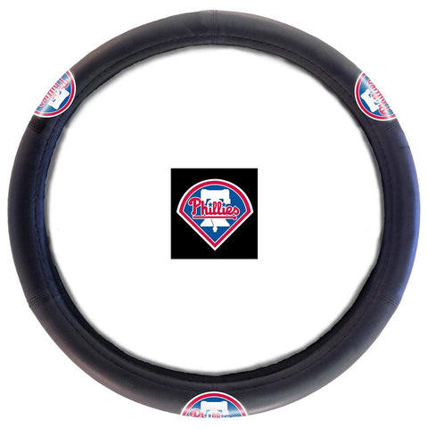Philadelphia Phillies MLB Steering Wheel Cover (14.5 to 15.5)