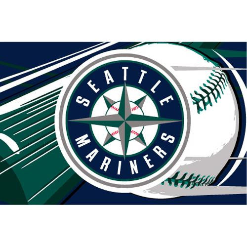 Seattle Mariners MLB Tufted Rug (59x39)