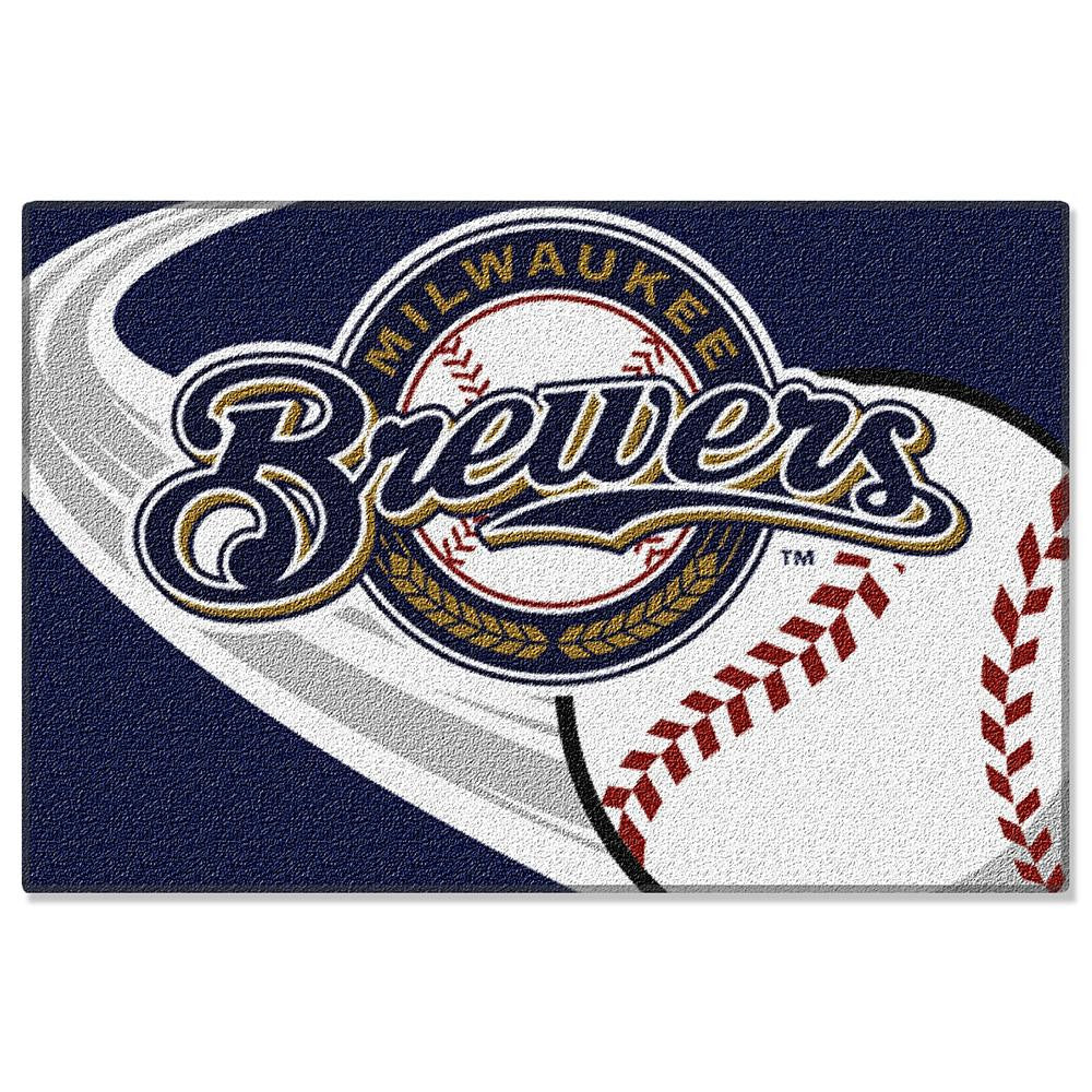 Milwaukee Brewers MLB Tufted Rug (30x20)