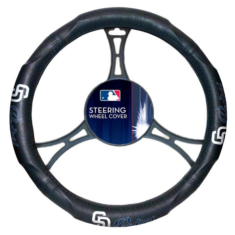 San Diego Padres MLB Steering Wheel Cover (14.5 to 15.5)