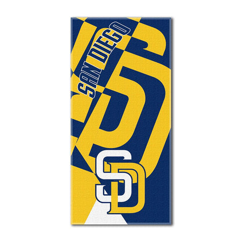 San Diego Padres MLB ?Puzzle? Over-sized Beach Towel (34in x 72in)