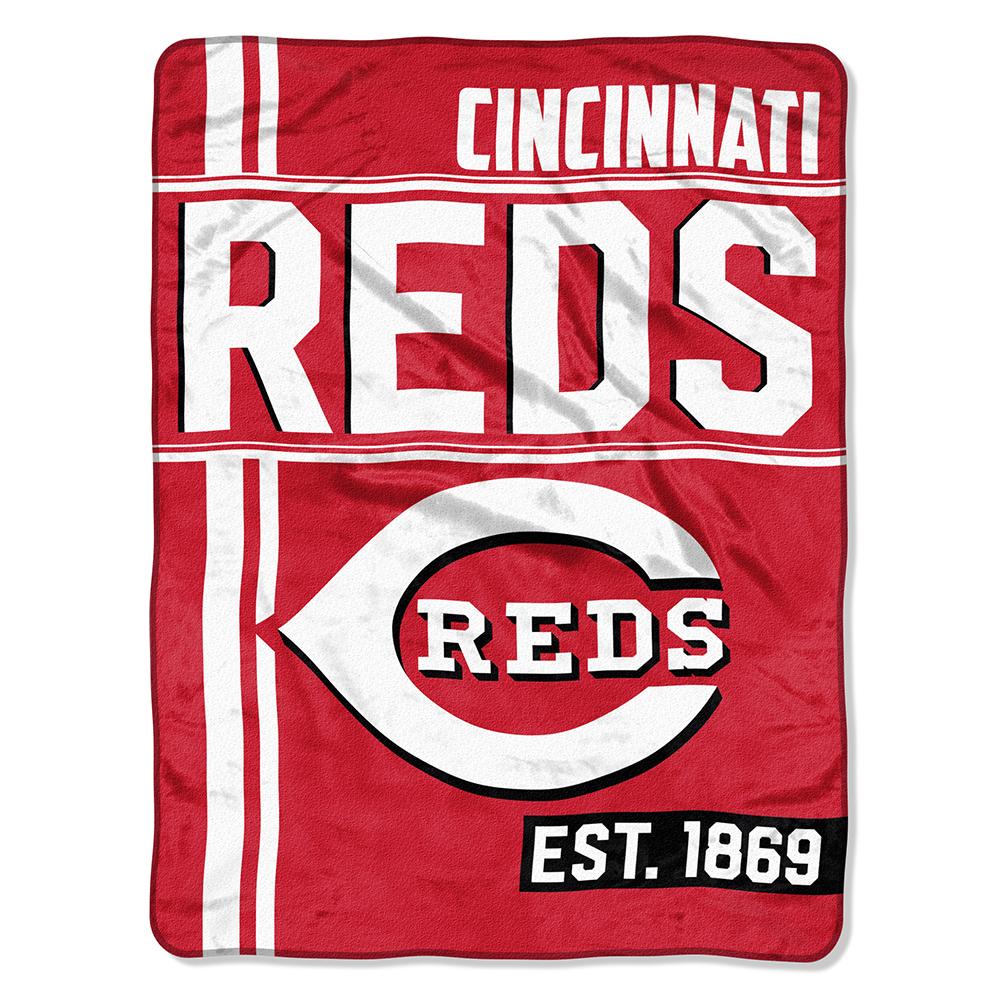 Cincinnati Reds Mlb Micro Raschel Blanket (walk Off Series) (48"x60")