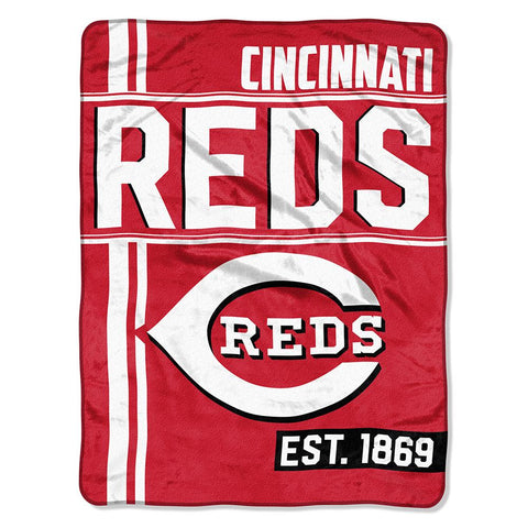 Cincinnati Reds Mlb Micro Raschel Blanket (walk Off Series) (48"x60")