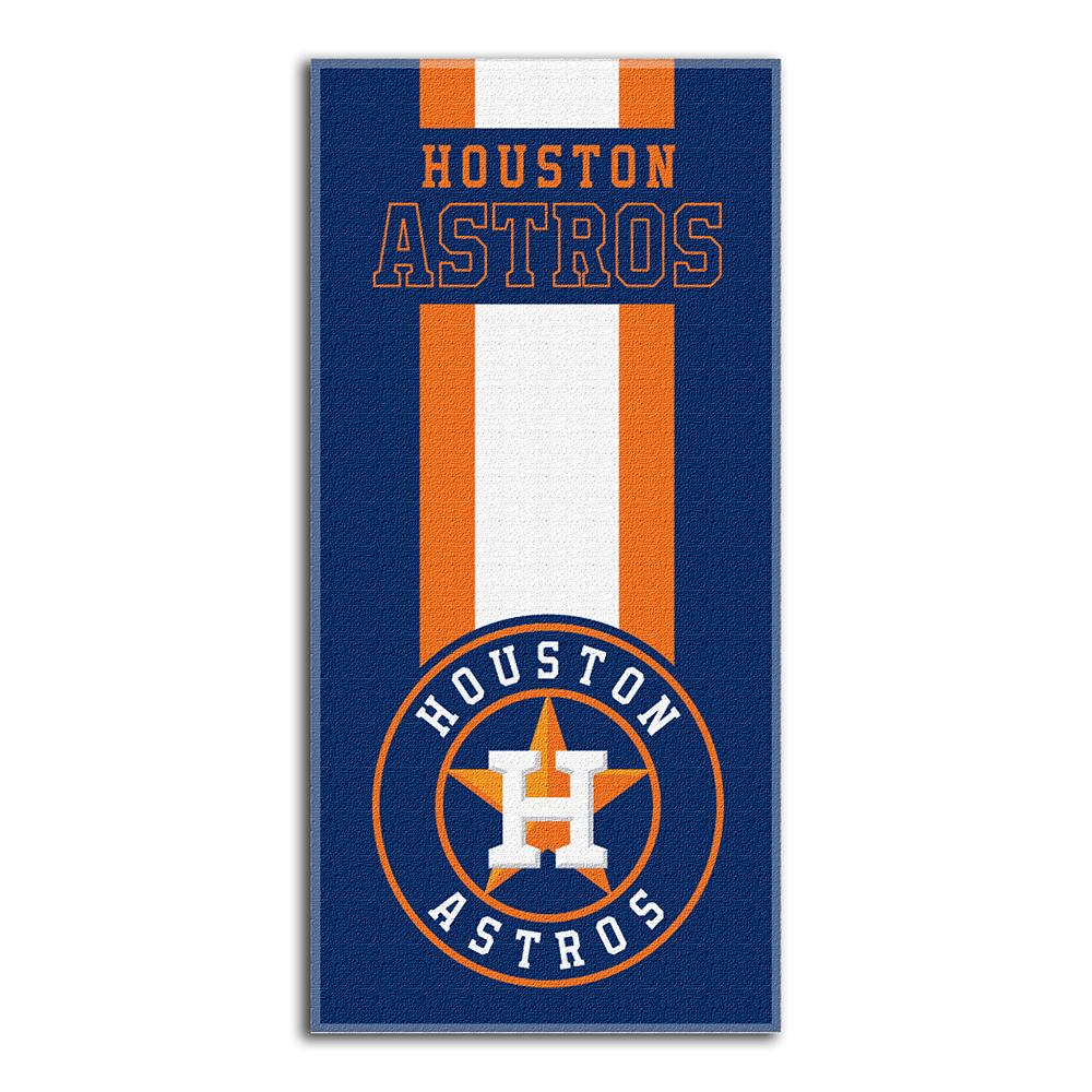 Houston Astros Mlb Zone Read Cotton Beach Towel (30in X 60in)