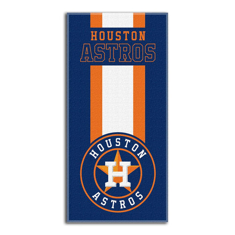 Houston Astros Mlb Zone Read Cotton Beach Towel (30in X 60in)