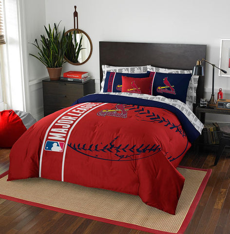 St. Louis Cardinals MLB Full Comforter Bed in a Bag (Soft & Cozy) (76in x 86in)