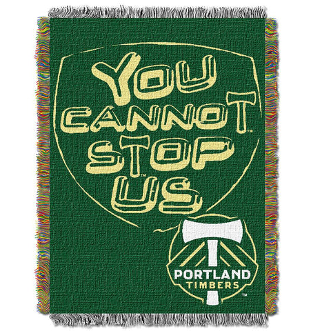 Portland Timbers MLS Woven Tapestry Throw Blanket (48x60)