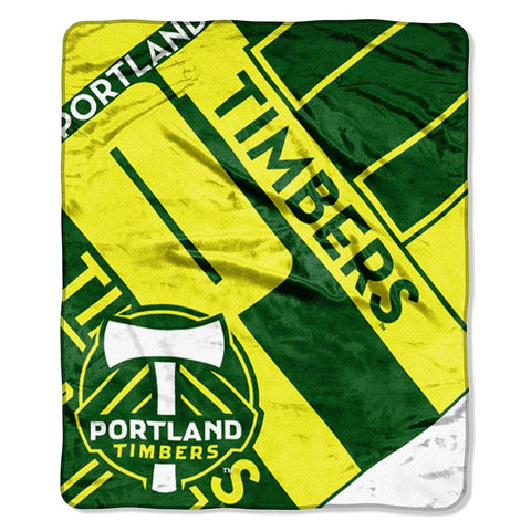 Portland Timbers Mls Royal Plush Raschel Blanket (50"x60")