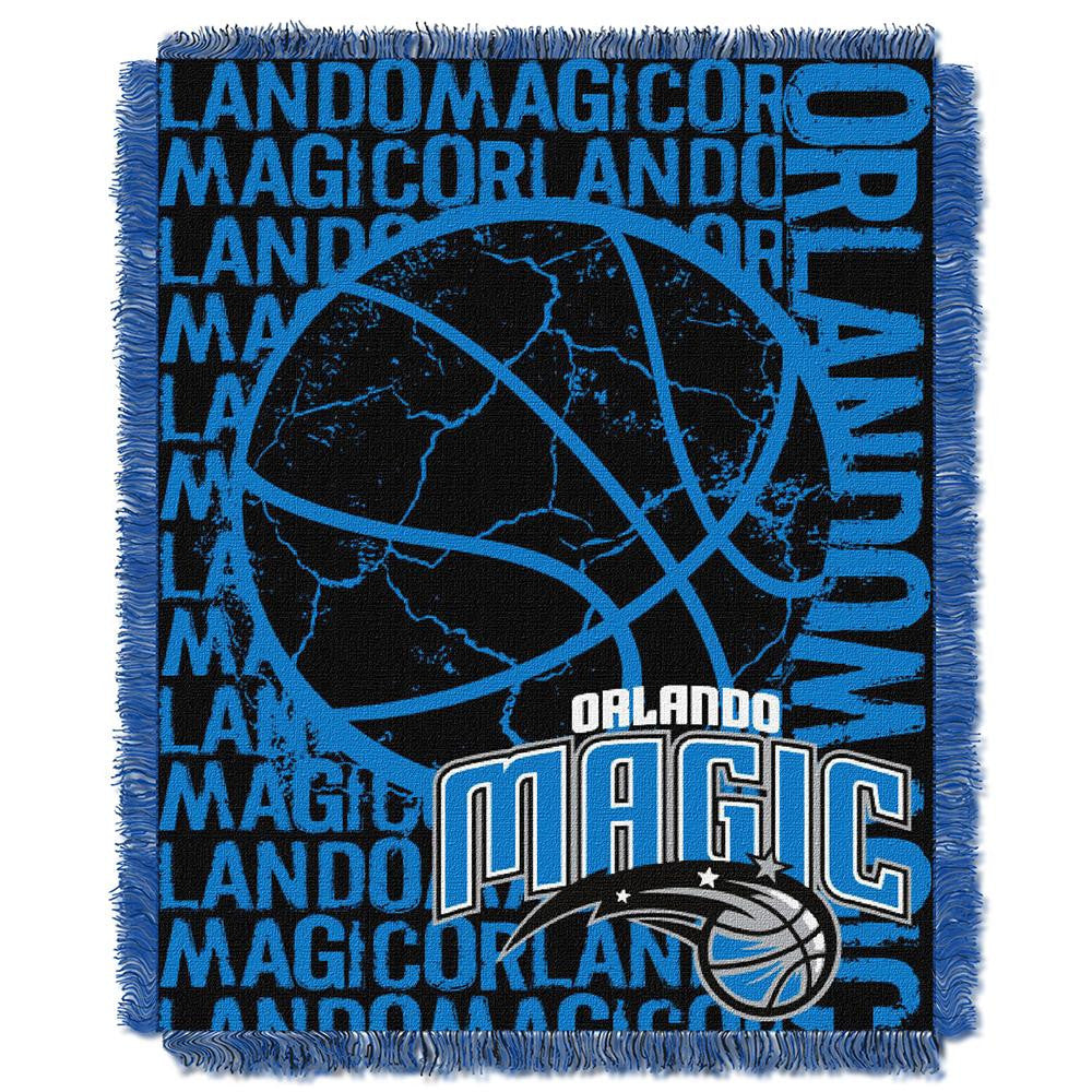 Orlando Magic NBA Triple Woven Jacquard Throw (Double Play Series) (48x60)