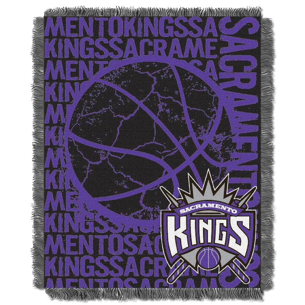 Sacramento Kings NBA Triple Woven Jacquard Throw (Double Play Series) (48x60)