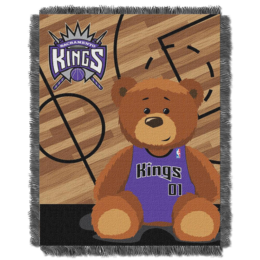 Sacramento Kings NBA Triple Woven Jacquard Throw (Half Court Baby Series) (36x48)