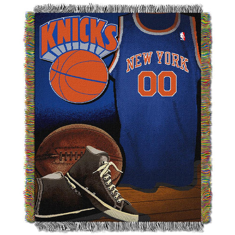 New York Knicks NBA Woven Tapestry Throw (Vintage Series) (48x60)