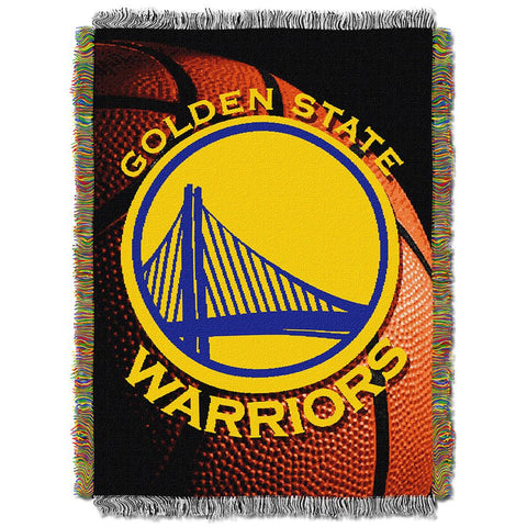 Golden State Warriors NBA Woven Tapestry Throw (48x60)