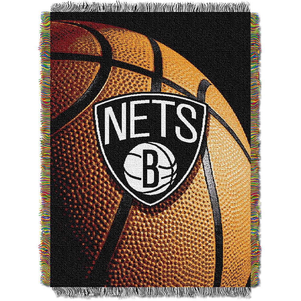 Brooklyn Nets Nba Woven Tapestry Throw (48"x60")