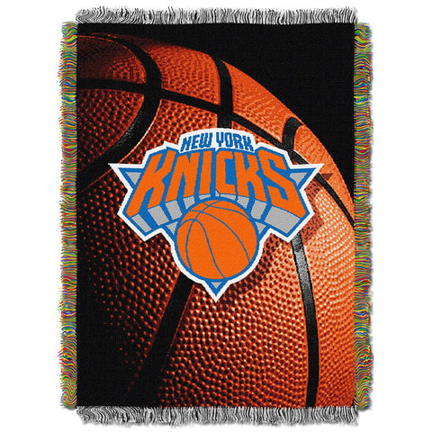 New York Knicks NBA Triple Woven Jacquard Throw (48x60)