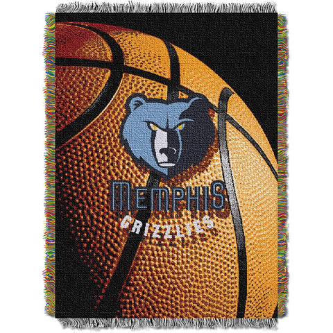 Memphis Grizzlies Nba Woven Tapestry Throw (48"x60")