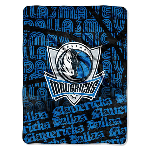 Dallas Mavericks NBA Micro Raschel Blanket (Redux Series) (46in x 60in)