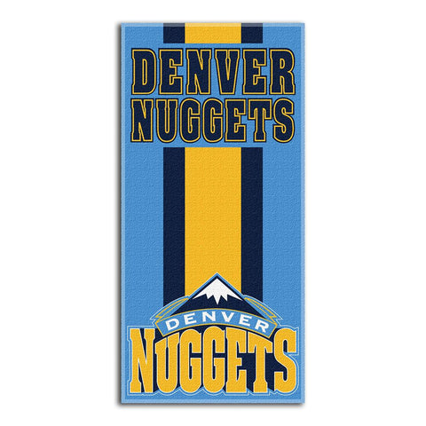 Denver Nuggets Nba Zone Read Cotton Beach Towel (30in X 60in)
