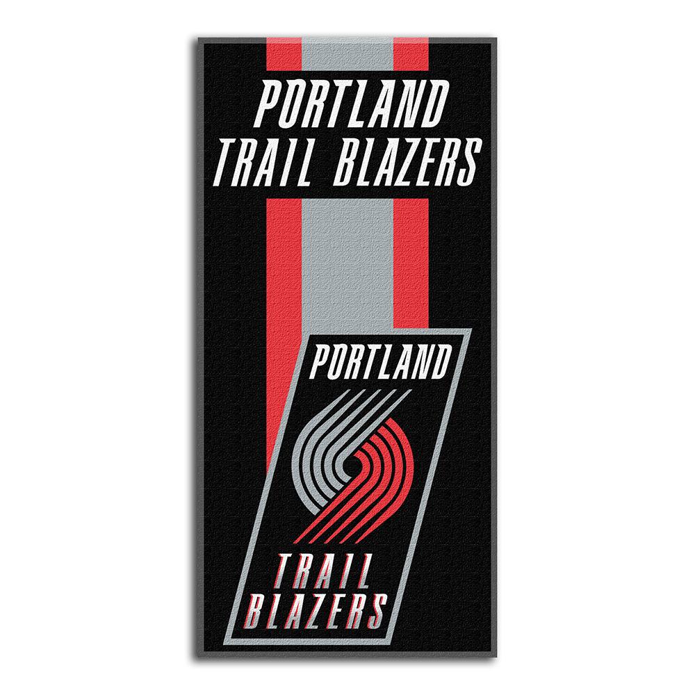 Portland Trail Blazers Nba Zone Read Cotton Beach Towel (30in X 60in)