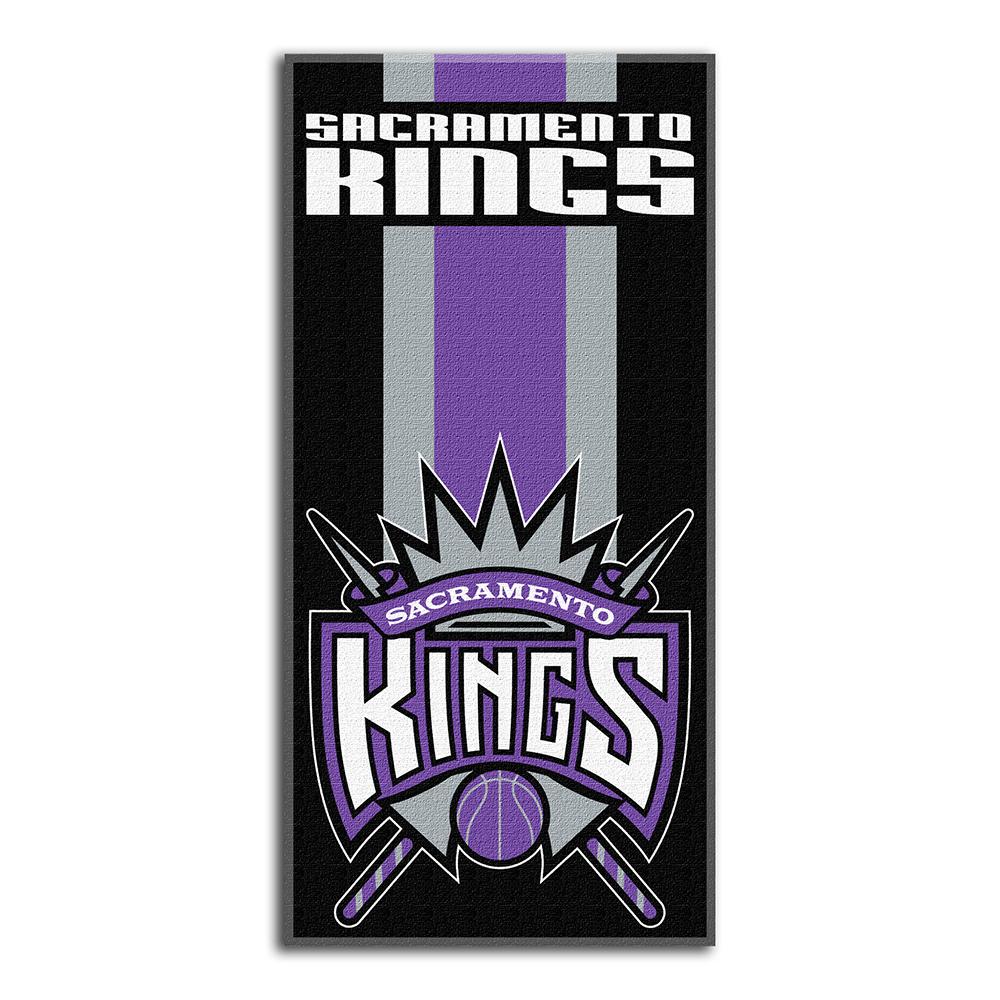 Sacramento Kings Nba Zone Read Cotton Beach Towel (30in X 60in)