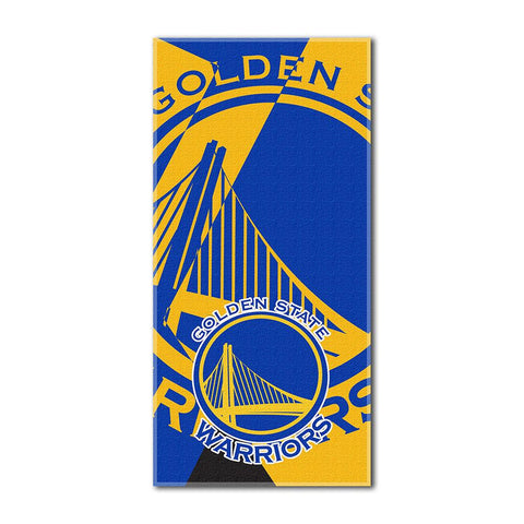 Golden State Warriors NBA ?Puzzle? Over-sized Beach Towel (34in x 72in)