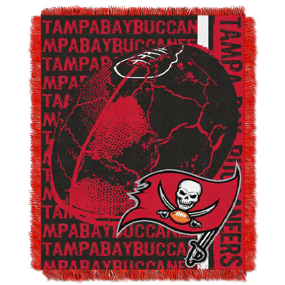 Tampa Bay Buccaneers NFL Triple Woven Jacquard Throw (Double Play) (48x60)