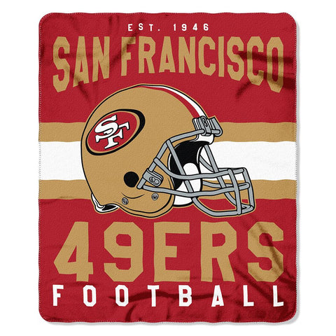 San Francisco 49ers Nfl Light Weight Fleece Blanket (singular Series) (50inx60in)