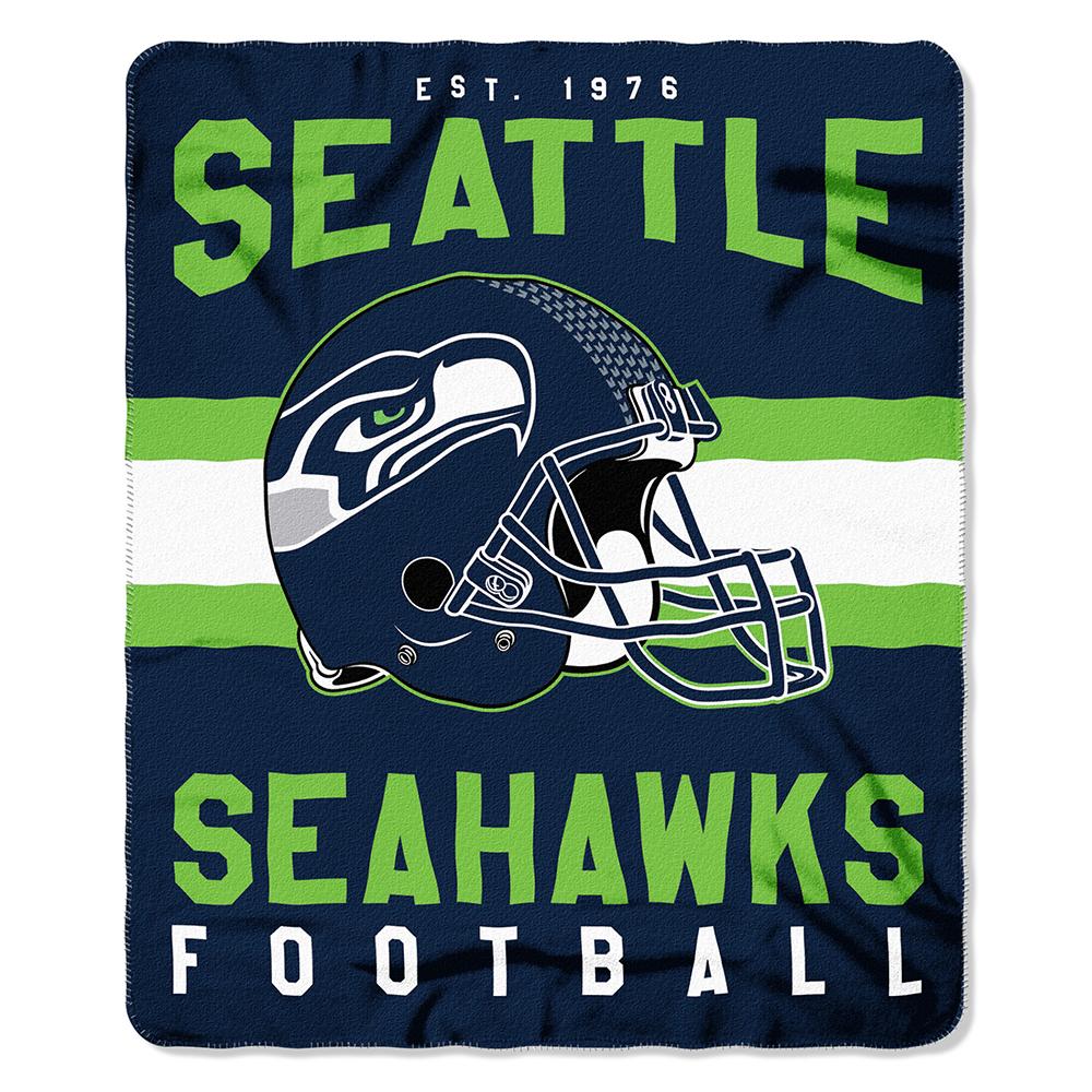 Seattle Seahawks Nfl Light Weight Fleece Blanket (singular Series) (50inx60in)