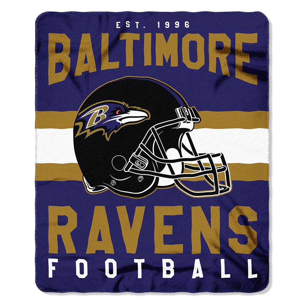 Baltimore Ravens Nfl Light Weight Fleece Blanket (singular Series) (50inx60in)