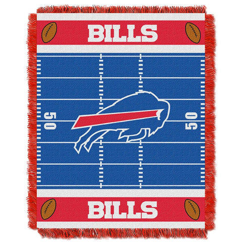Buffalo Bills NFL Triple Woven Jacquard Throw (Field Baby Series) (36x48)