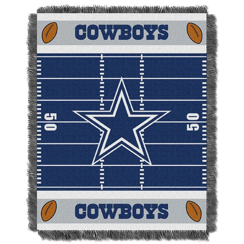 Dallas Cowboys NFL Triple Woven Jacquard Throw (Field Baby Series) (36x48)